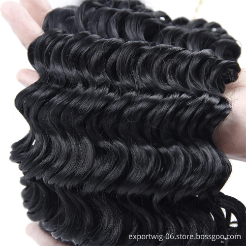 body wave Soft crochet braid Synthetic Hair Wavy Extensions Curly Synthetic Hair pack bundles